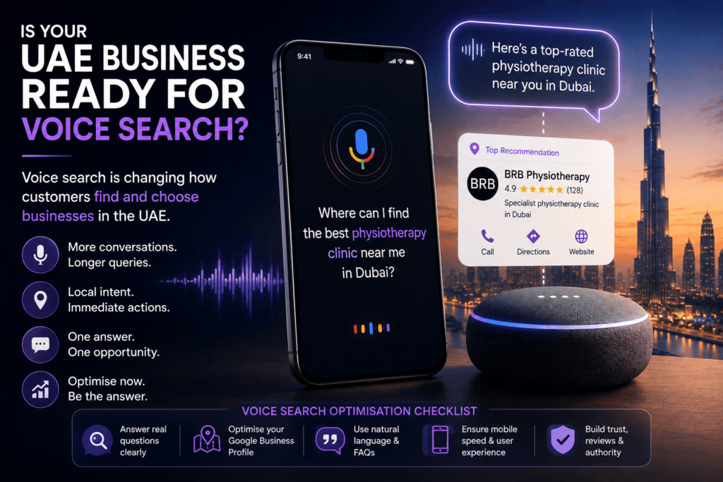 voice search optimisation UAE businesses 2026