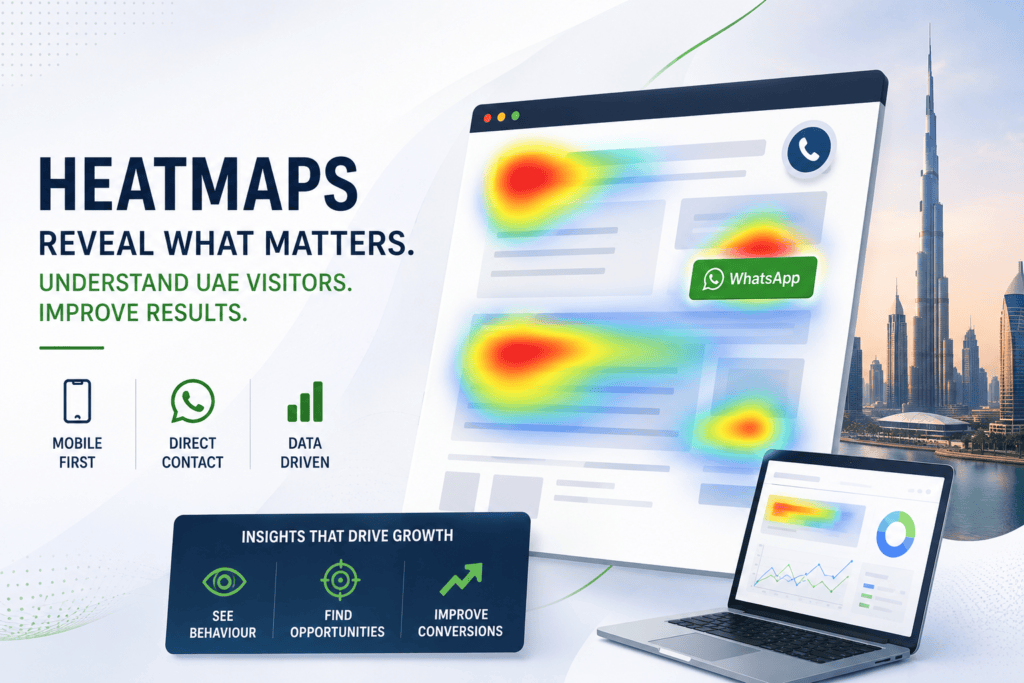 Generic heatmap advice misses what is specific to UAE audiences. Here is what scroll, click, and attention data actually shows about how visitors from this market behave on your website.