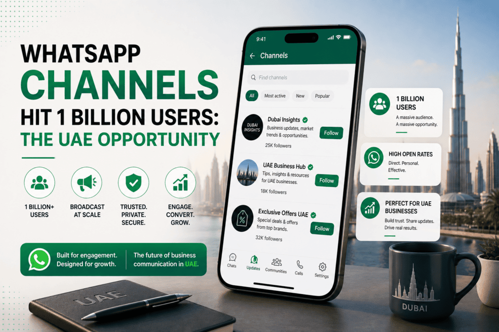 WhatsApp Channels UAE marketing 2026