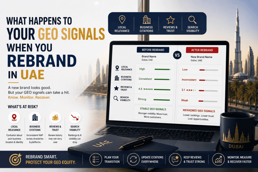 GEO signals rebrand UAE business