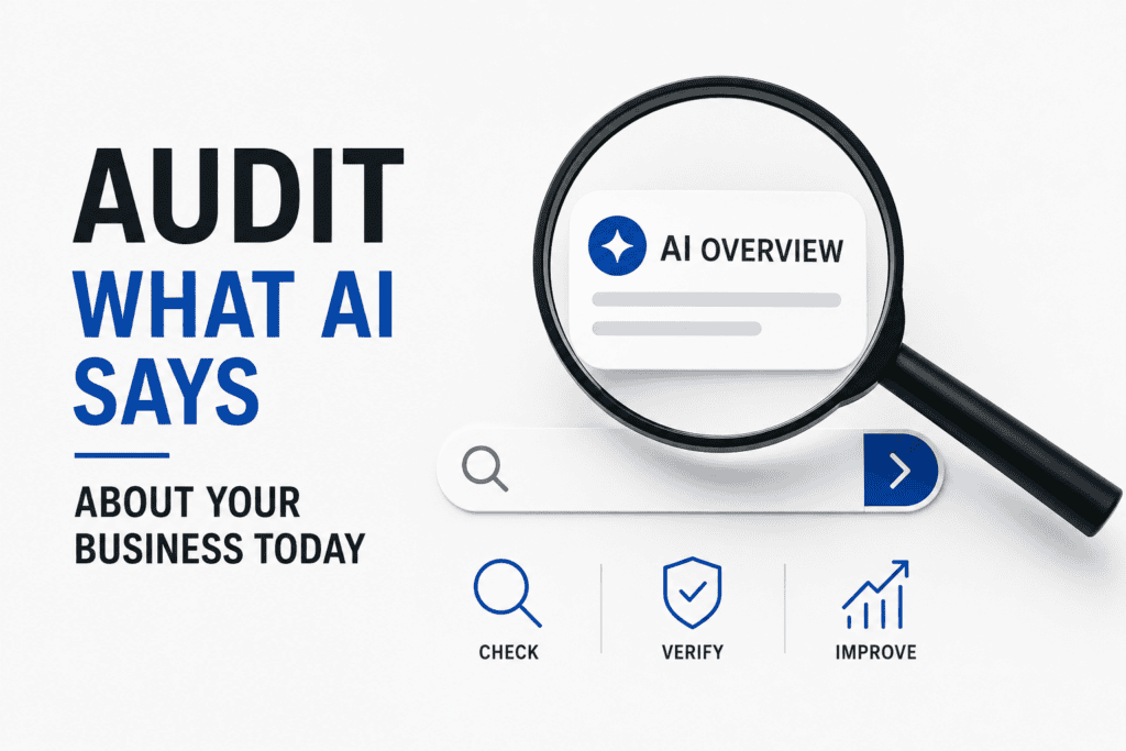 AI search audit UAE business