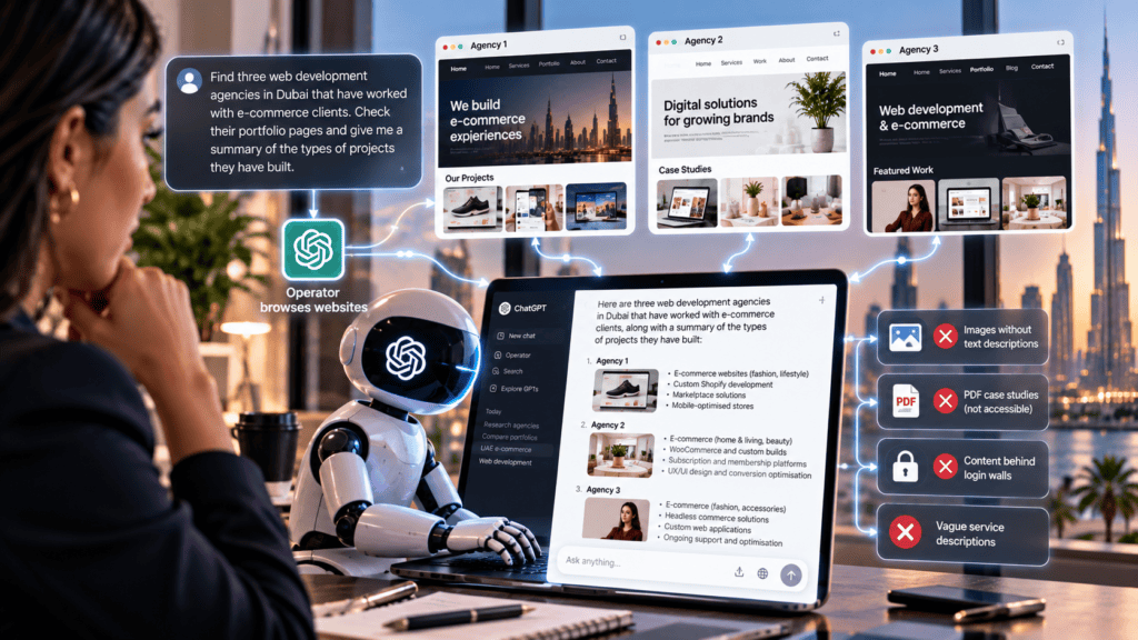 OpenAI Operator UAE business research agent