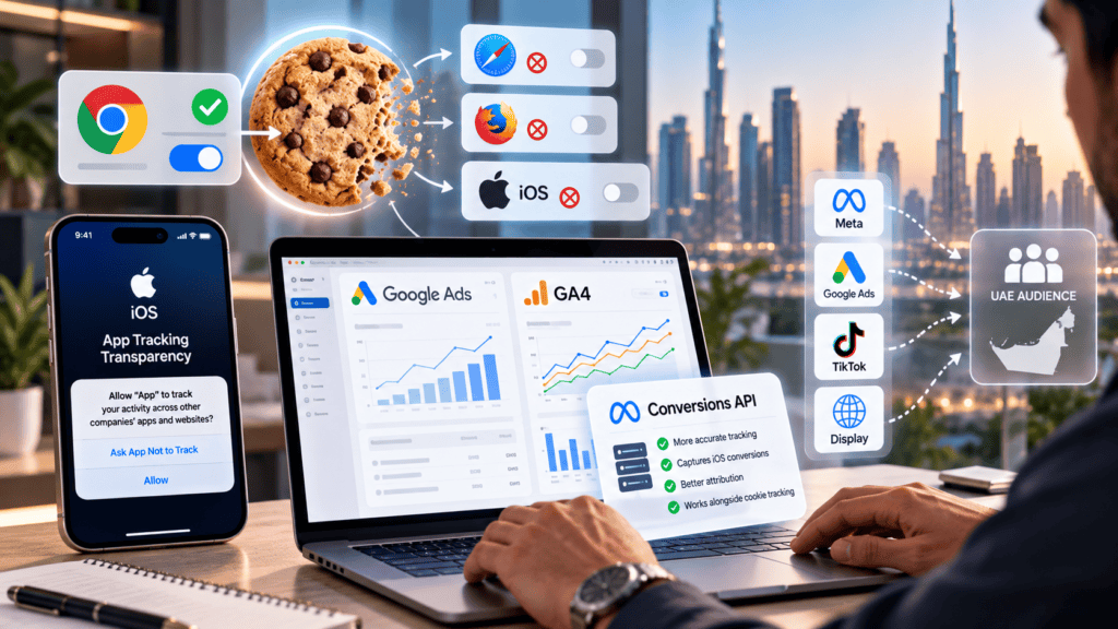 Google third-party cookie reversal UAE advertising