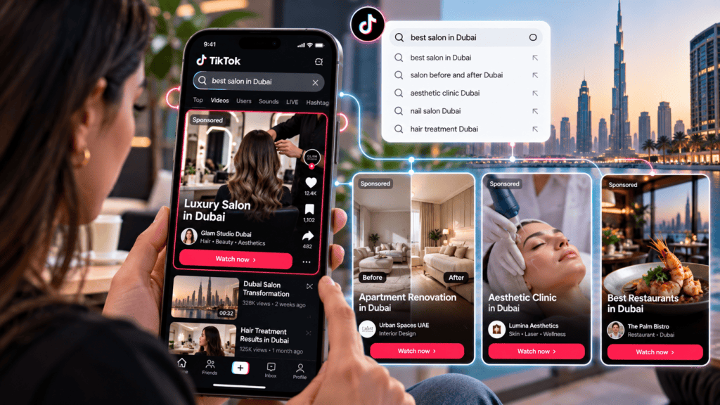 TikTok search ads UAE businesses